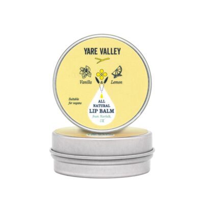 Natural Vanilla & Lemon Lip Balm Tin